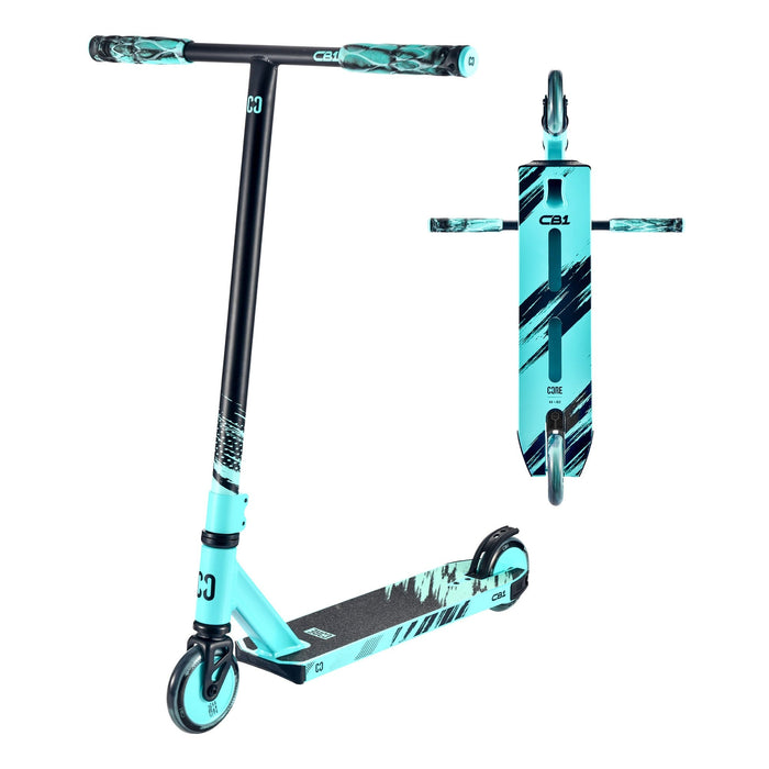 CORE CB1 beginner stunt scooter for kids in teal and black