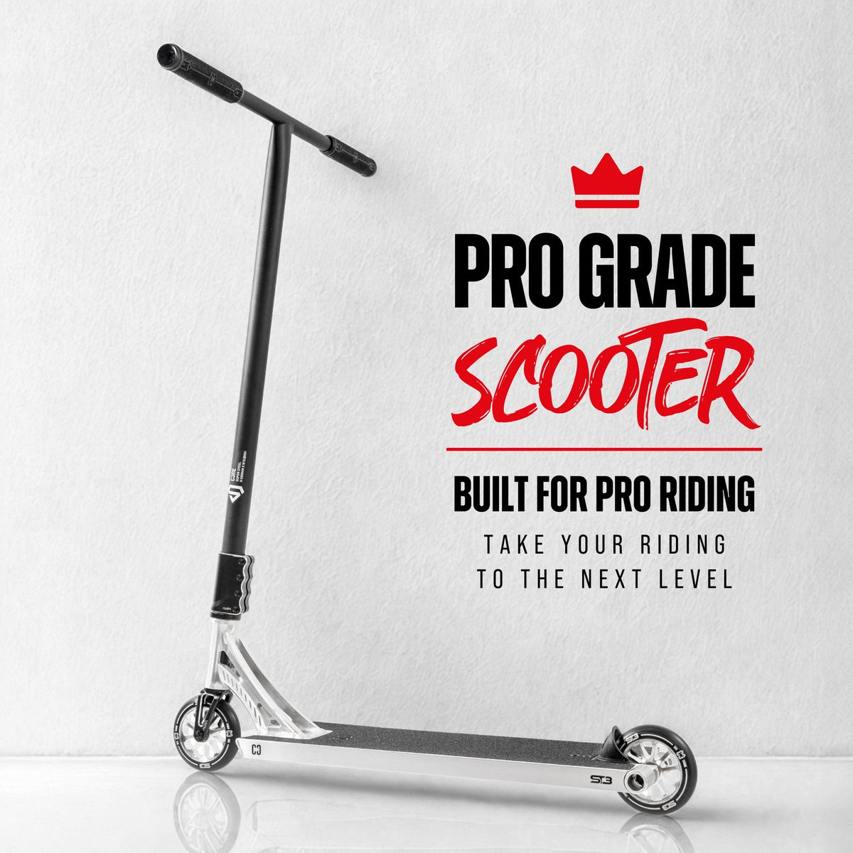 CORE ST3 complete stunt scooter in polished raw