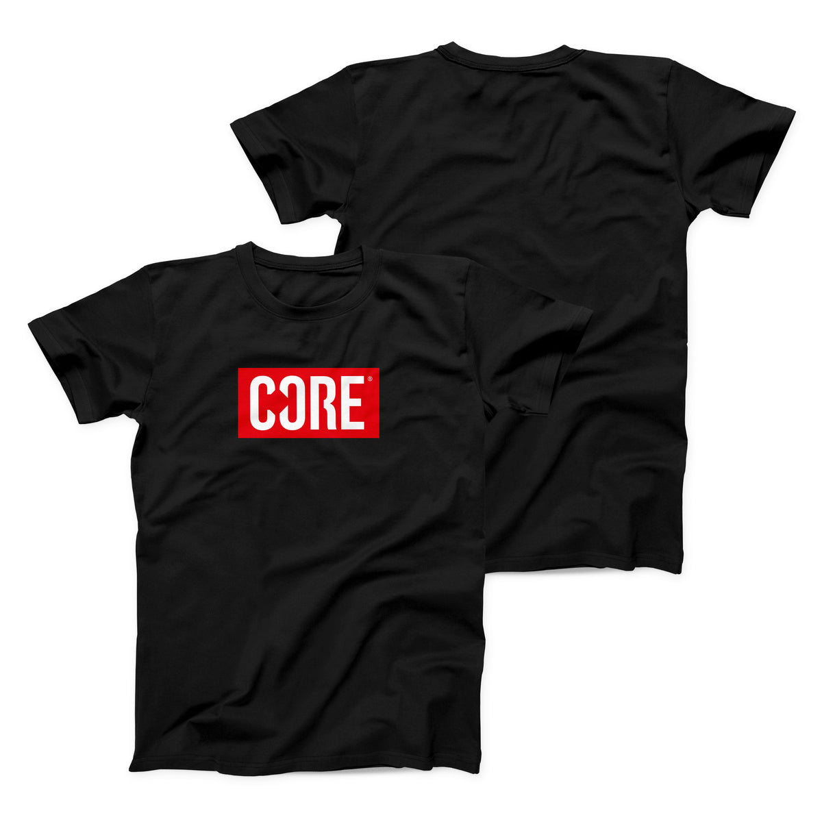 CORE Box Logo T-Shirt – Black/Red