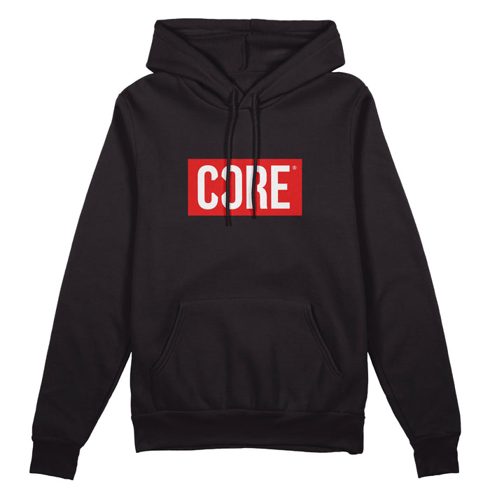CORE Box Logo Hoodie – Black/Red