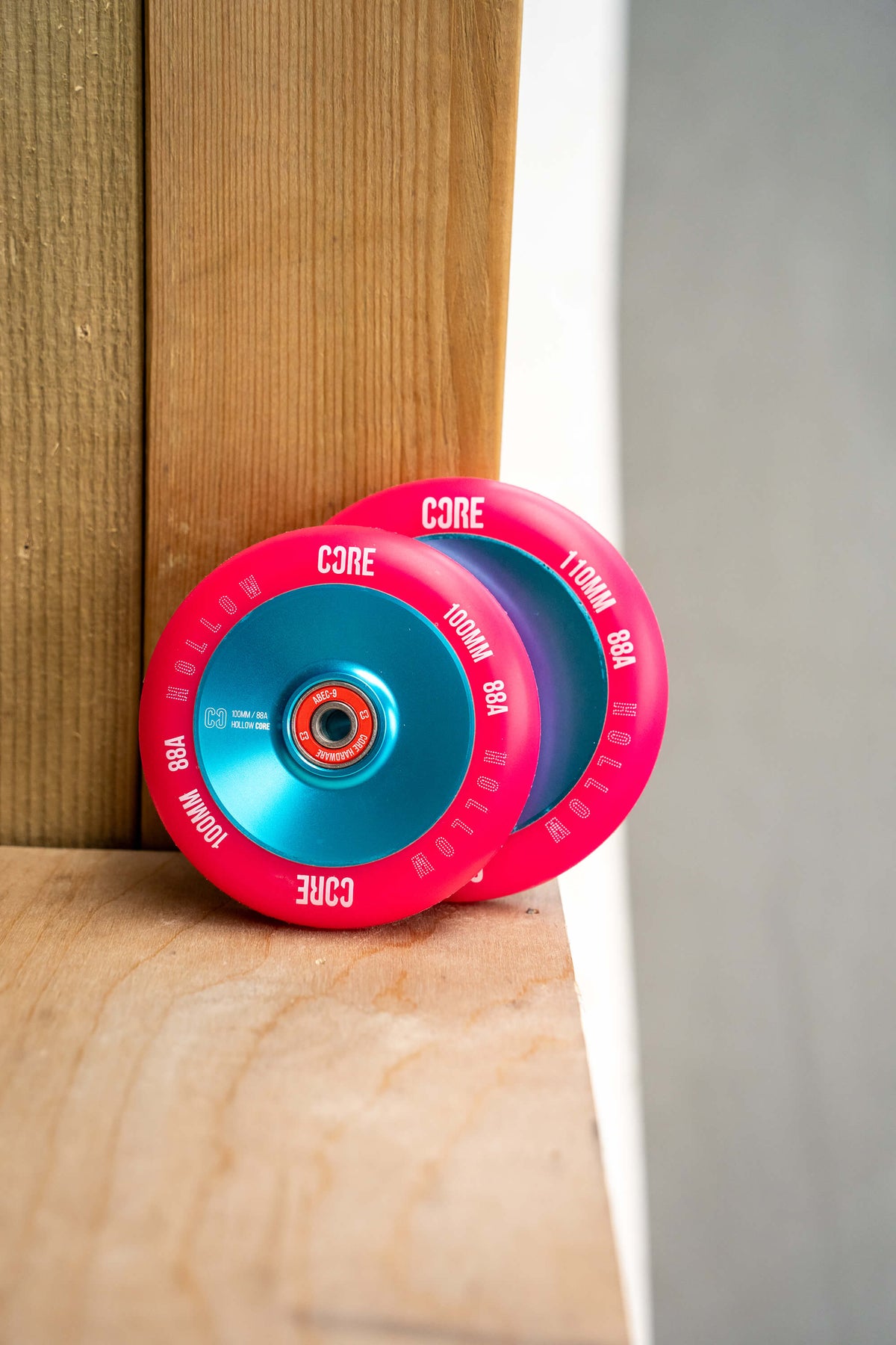 CORE Hollow Stunt Scooter Wheel 100mm - Pink/Blue