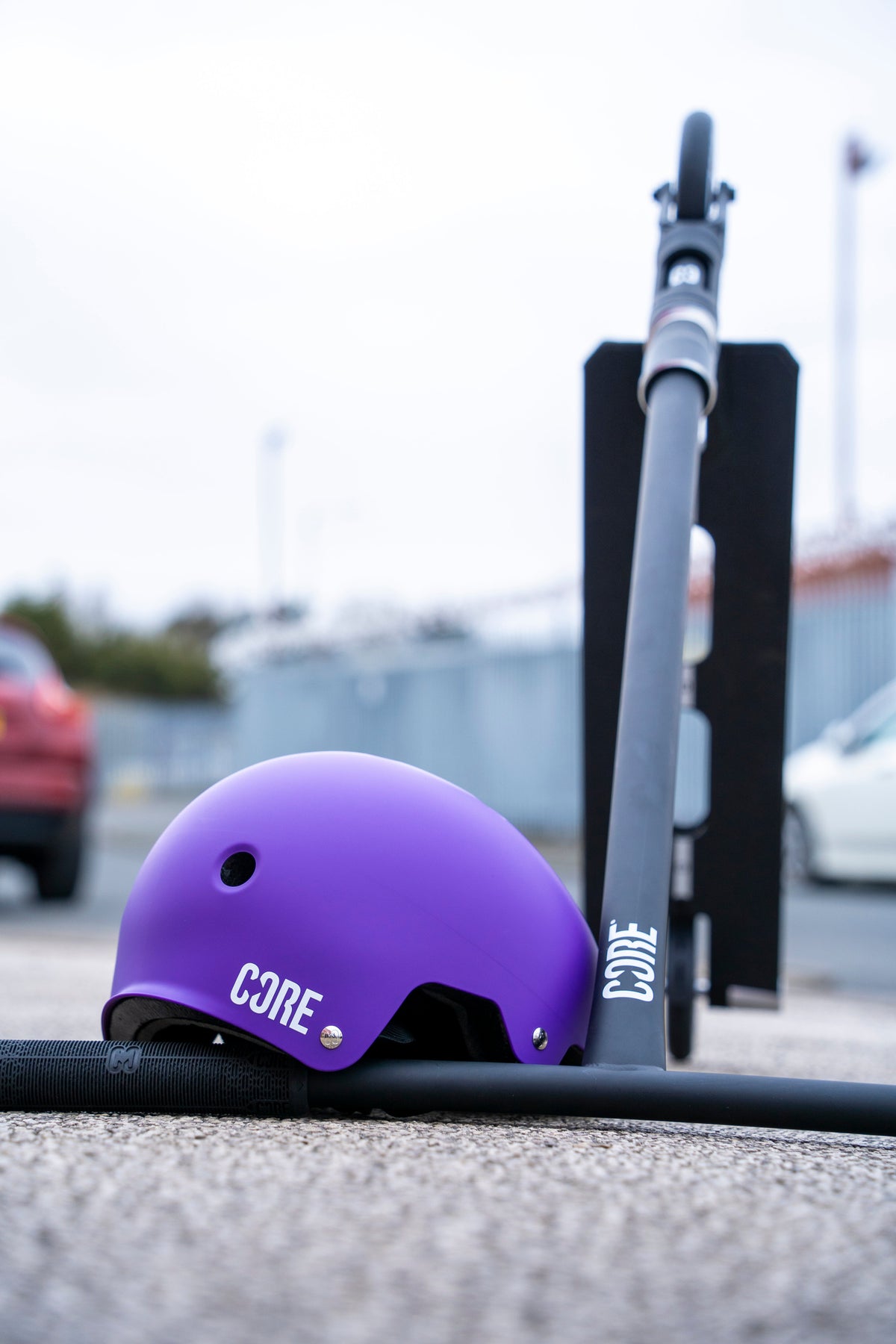 CORE Action Sports Helmet – Purple