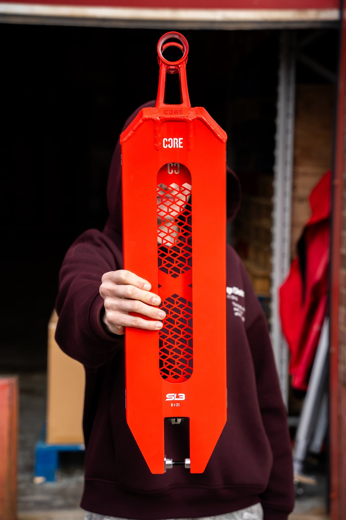 CORE SL3 Forged Scooter Deck 6.0 x 21.0" - Candy Red