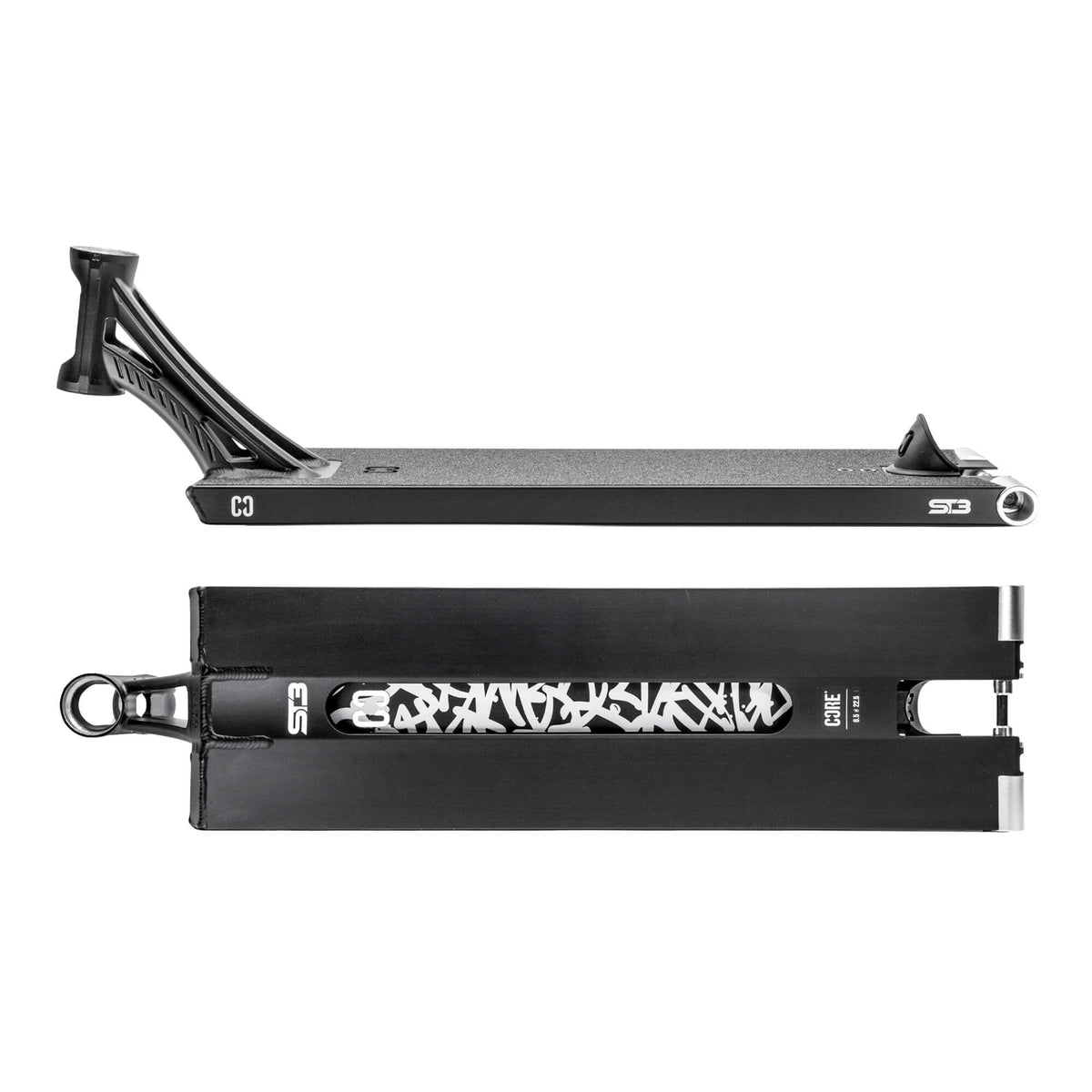 CORE ST3 forged stunt scooter deck in black