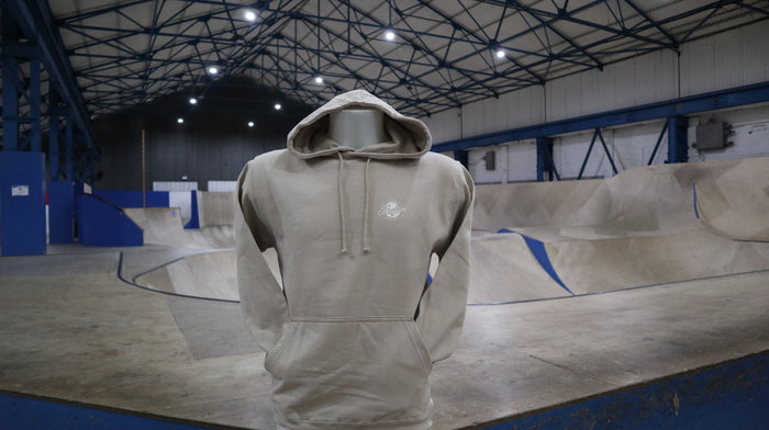 Marble Tile Ramp Asylum Hoodie ADULT - Stone — Asylum Skatepark