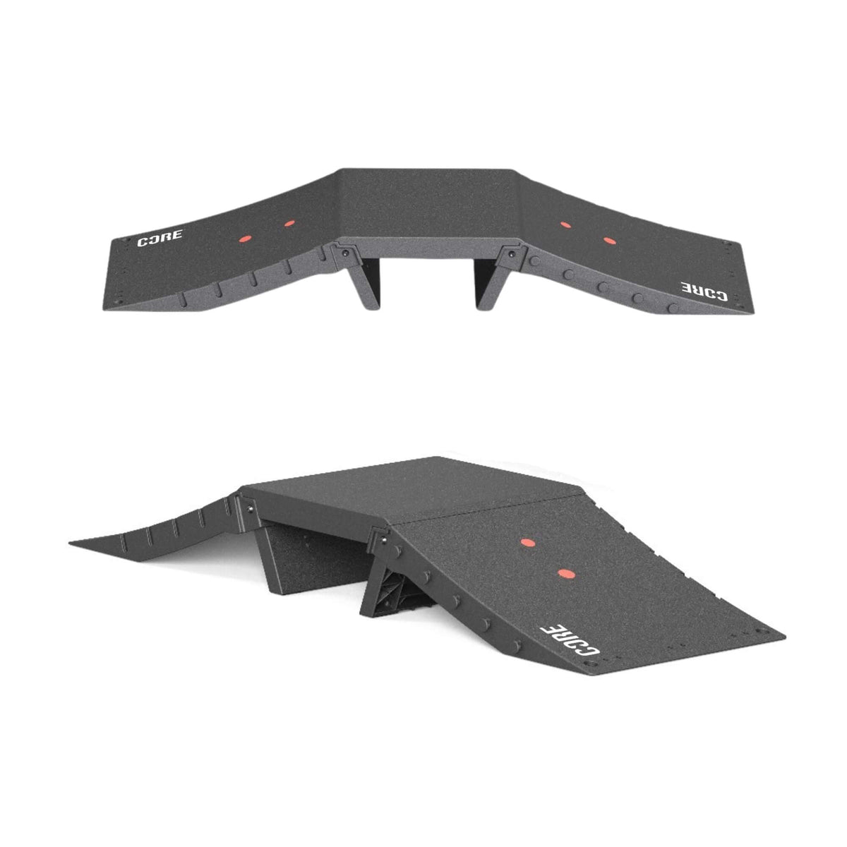 CORE Skate Ramp - Mini Funbox Set (2 Kickers & Flat Deck)