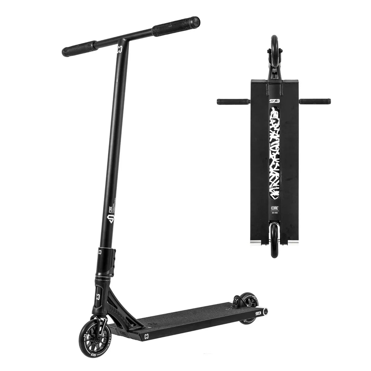 CORE ST3 complete street scooter in black