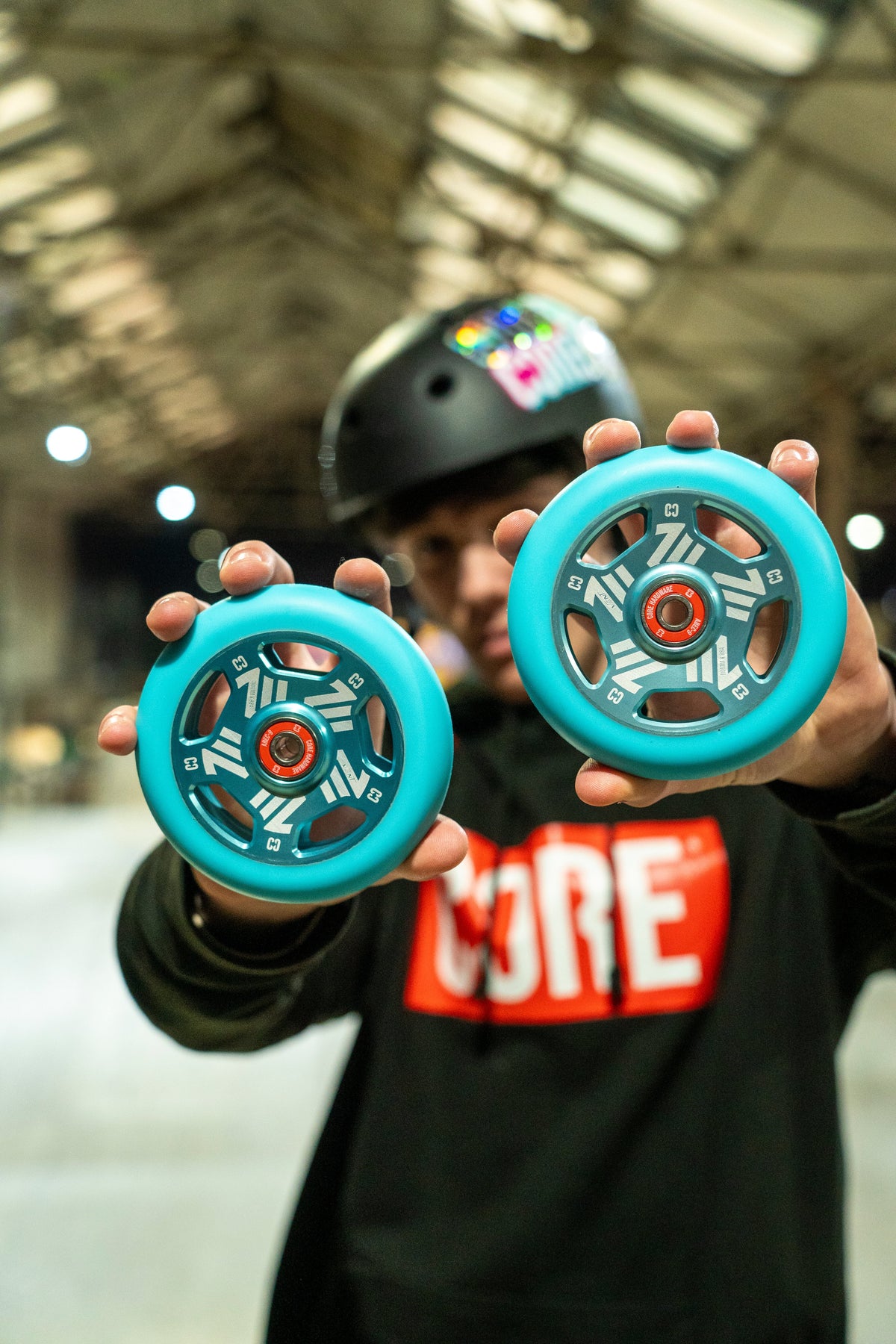 CORE Vent Hollow 110mm Stunt Scooter Wheel - Mint Blue