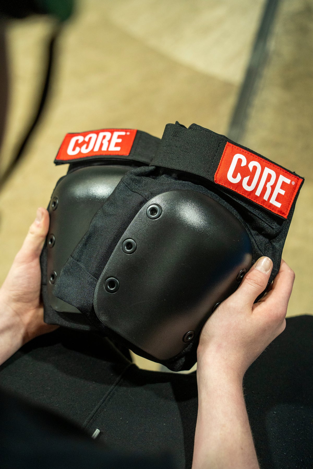 CORE Protection Street Pro Knee Pads - Classic (Red & Black Tags)