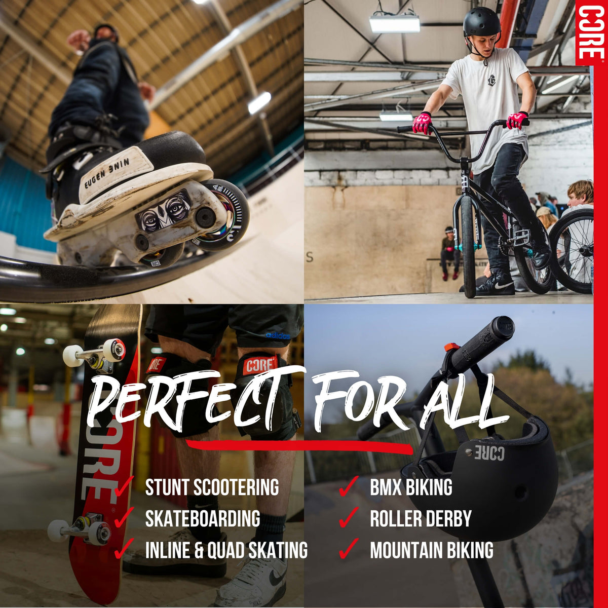 CORE Action Sports Helmet - Blue