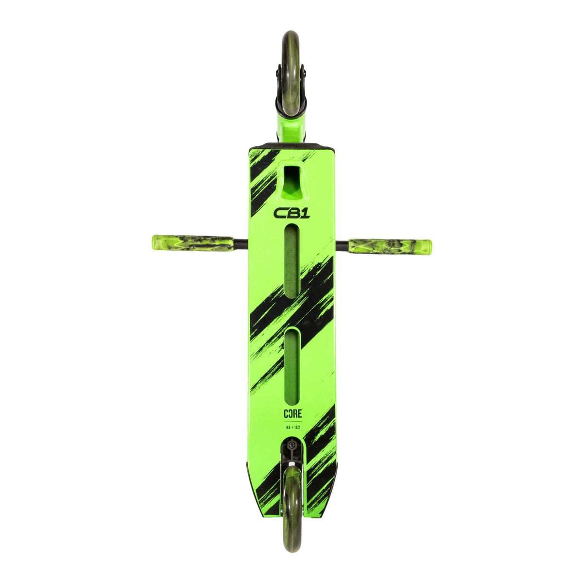 CORE CB1 complete scooter in black and green