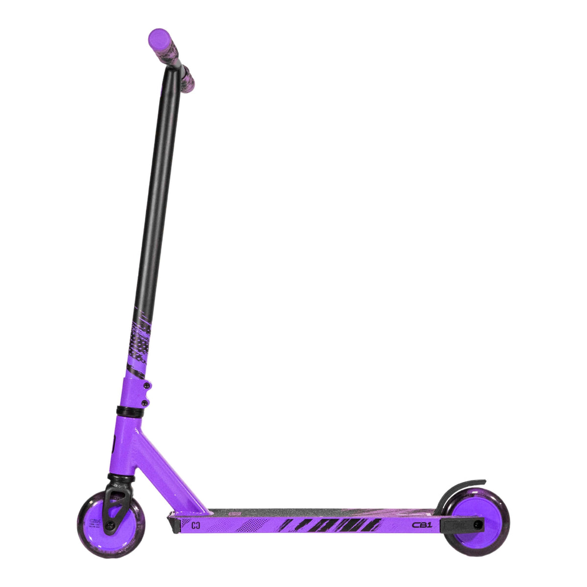 CORE CB1 complete scooter in black and purple