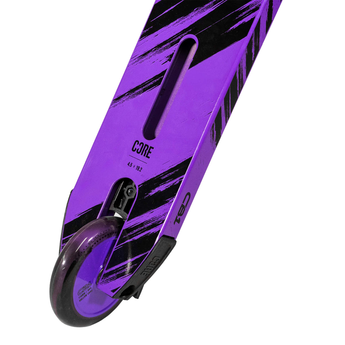 CORE CB1 complete scooter in black and purple