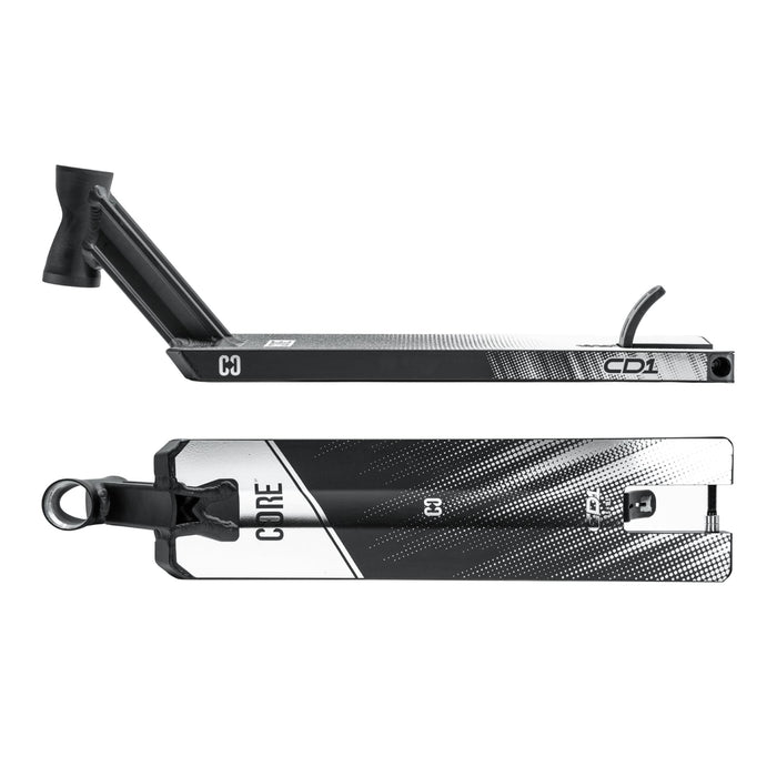 CORE CD1 Stunt Scooter Deck 4.5 x 19 - Black/Chrome