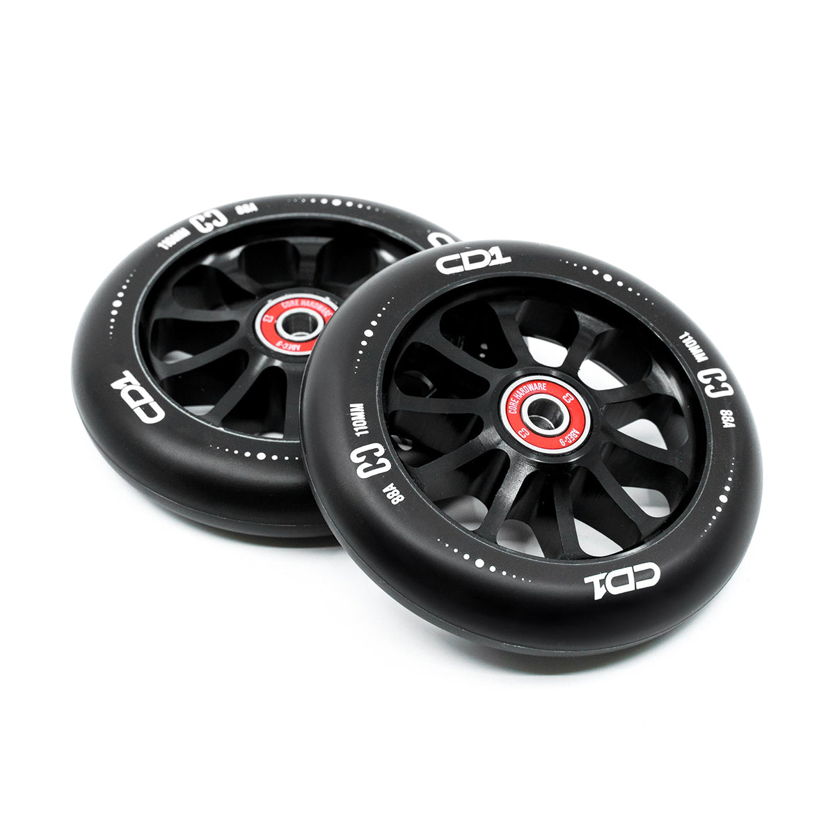 CORE CD1 Spoked Stunt Scooter Wheel 110mm - Black