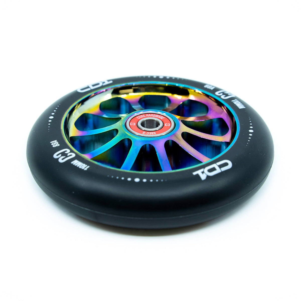 CORE CD1 Spoked Stunt Scooter Wheel 110mm - Black/Neochrome