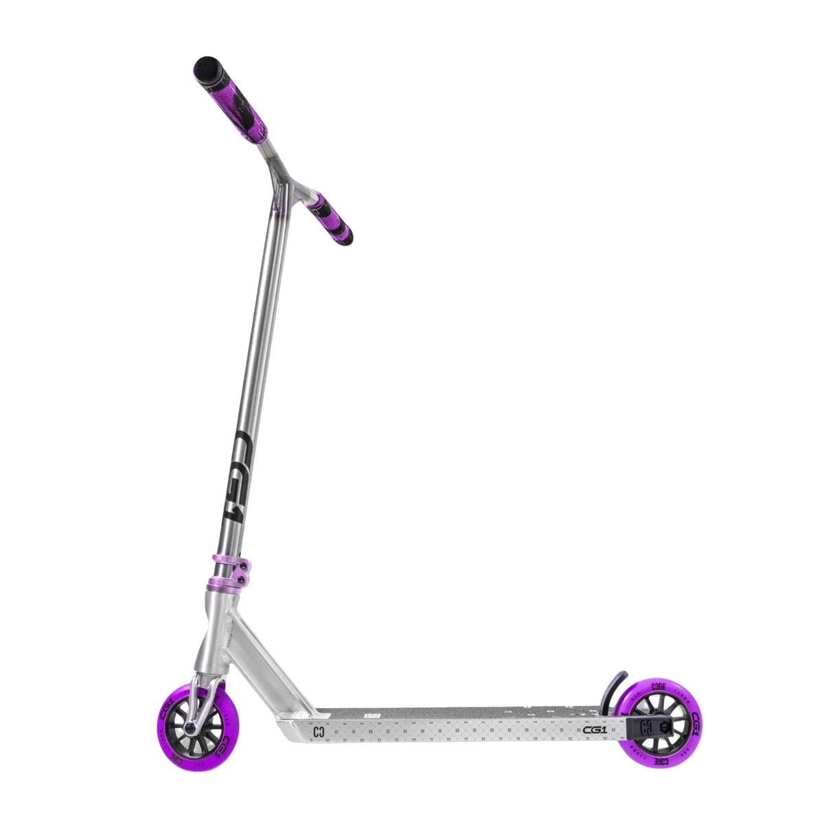 CORE CG1 Complete Scooter - Raw/Purple