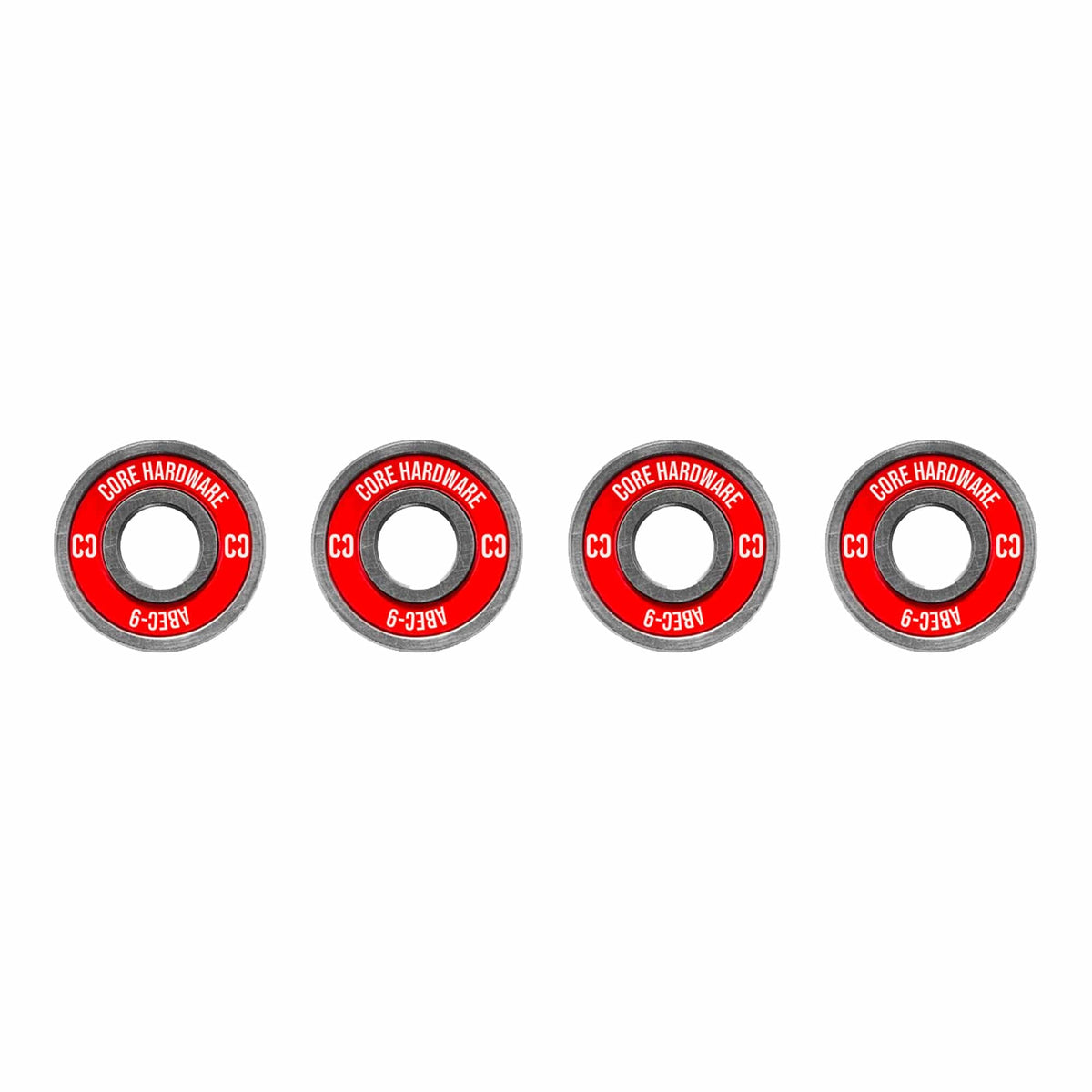 CORE ABEC 9 Skate Bearings Pack of 4 I Skate Board Bearings Individual