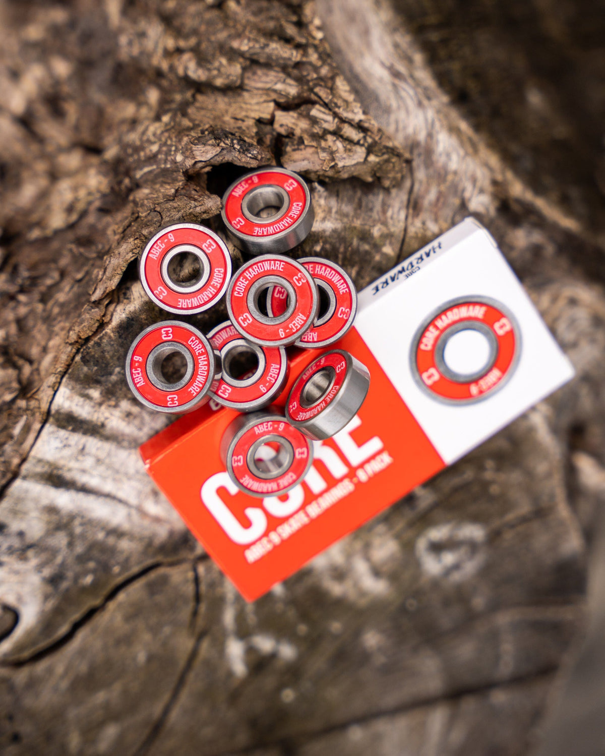 CORE ABEC 9 Skate Bearings Pack of 8 I Skate Board Bearings View Alternate