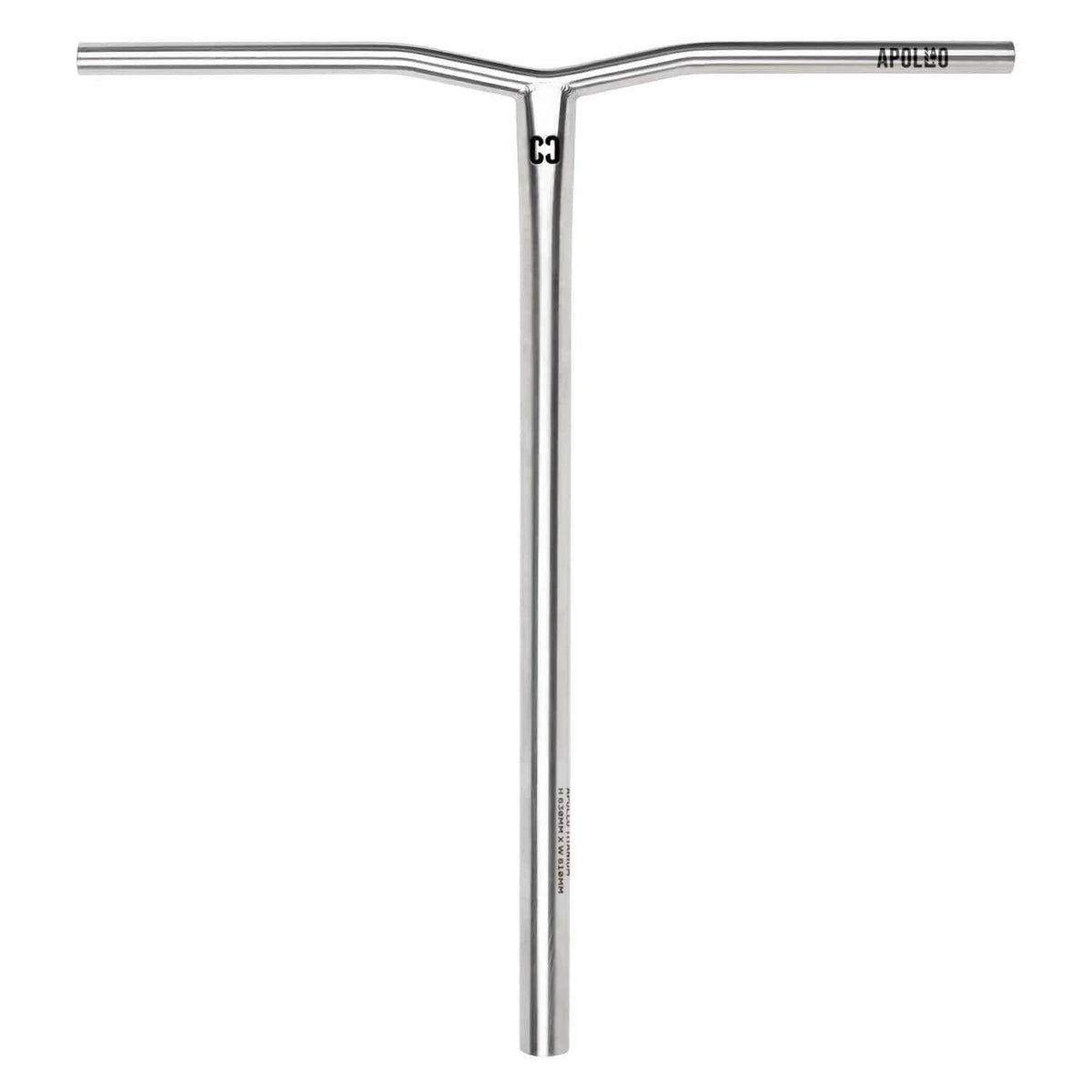 CORE Apollo V2 Titanium Stunt Scooter Bars 630mm SCS/HIC - Raw