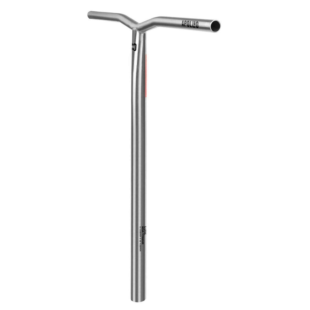 CORE Apollo V2 Titanium Stunt Scooter Bars 580mm SCS/HIC - Raw