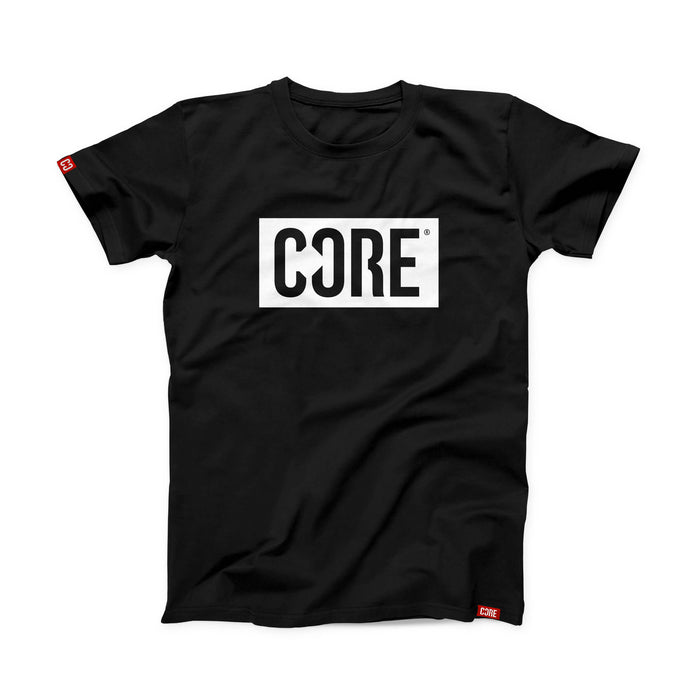 CORE Box Logo, Pro T-Shirt – Black/White
