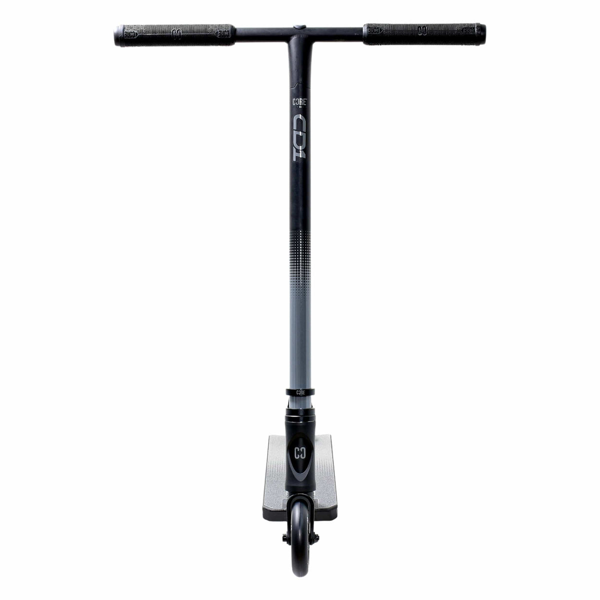 CORE CD1 complete stunt scooter in black - front view