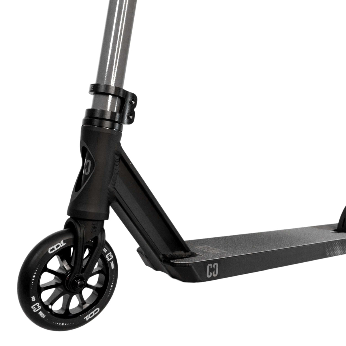 CORE CD1 complete stunt scooter in black - front detail