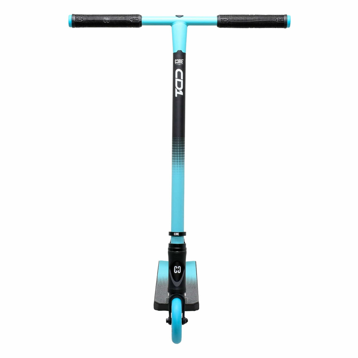 CORE CD1 complete stunt scooter in blue and black - front view