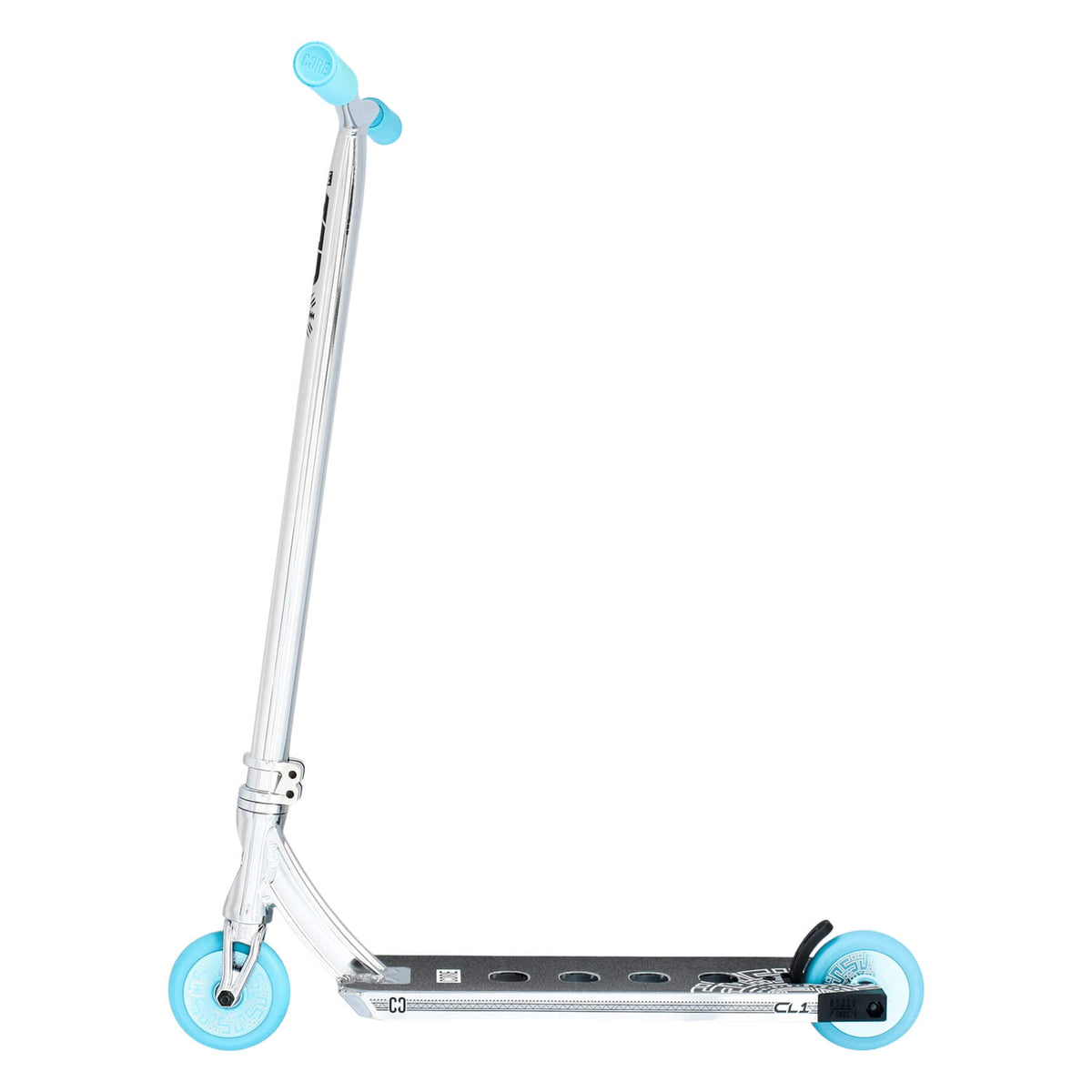 CORE CL1 complete stunt scooter in chrome and teal