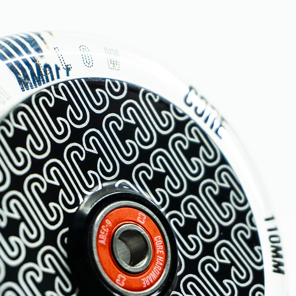 CORE Hollow Stunt Scooter Wheel Repeat 110mm - Clear/Black 5060719852647