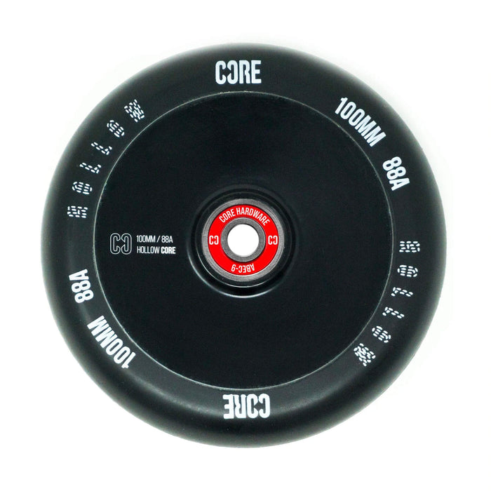 CORE Hollow Stunt Scooter Wheel 100mm - Black