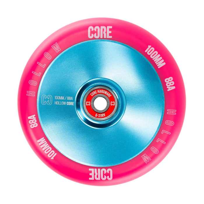 CORE Hollow Stunt Scooter Wheel 100mm - Pink/Blue