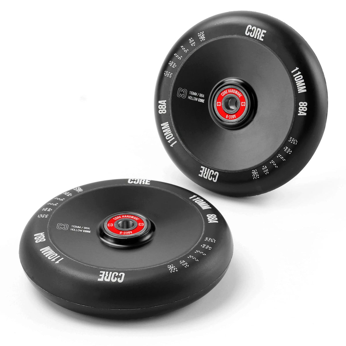 CORE Hollow V2 Black Scooter Wheel 110mm I Stunt Scooter Wheel Pair