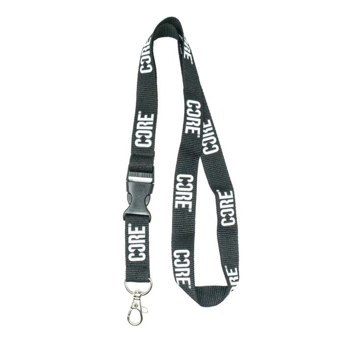 CORE Lanyard Keychain - Black/White - CORE Protection
