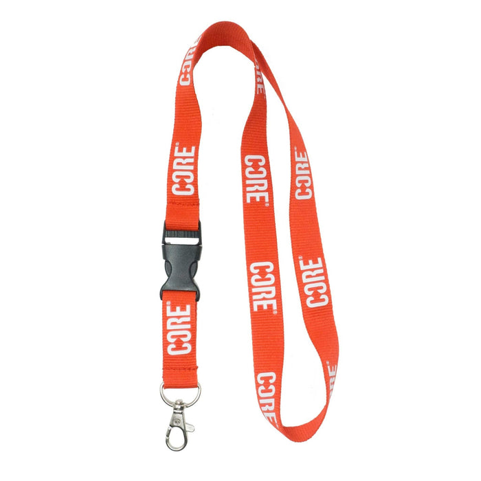 CORE Lanyard Keychain - Red/White - CORE Protection
