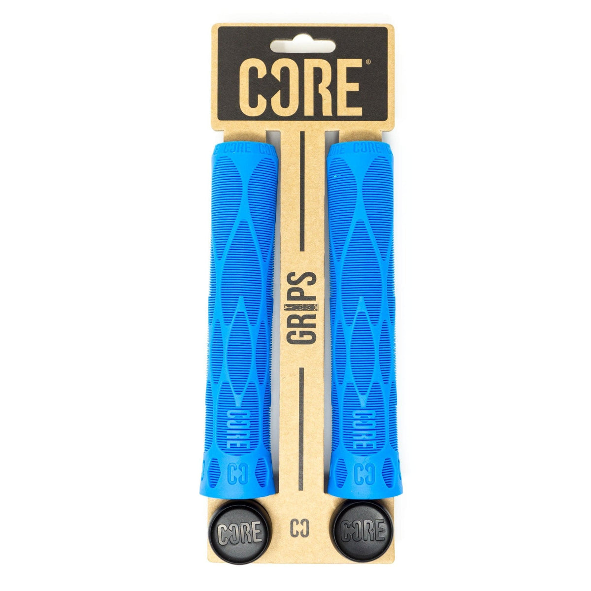 CORE Pro Scooter Handlebar Grips Soft 170mm Blue I Scooter Grips Packaging