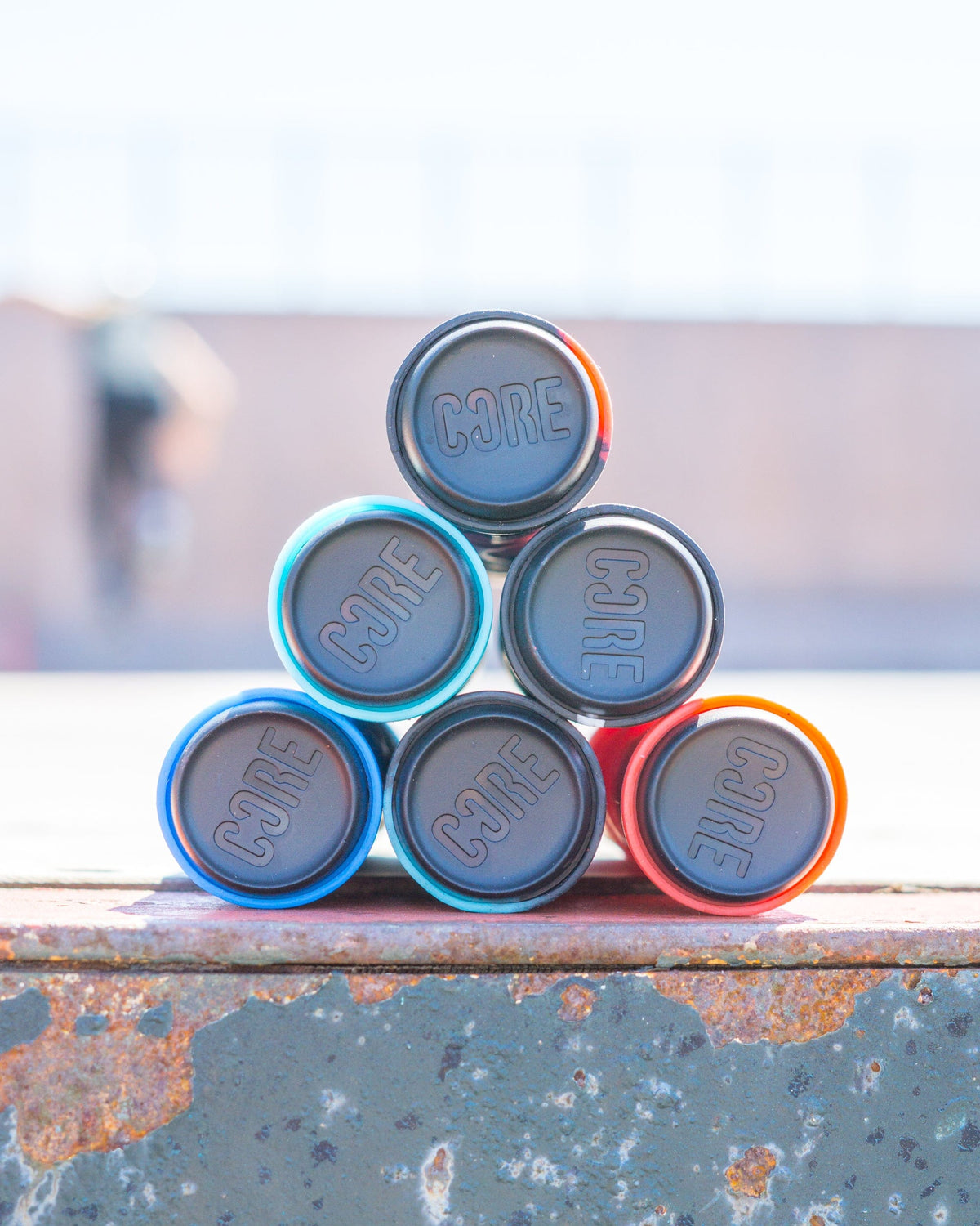 CORE Pro Scooter Handlebar Grips Soft 170mm Blue I Scooter Grips Ends