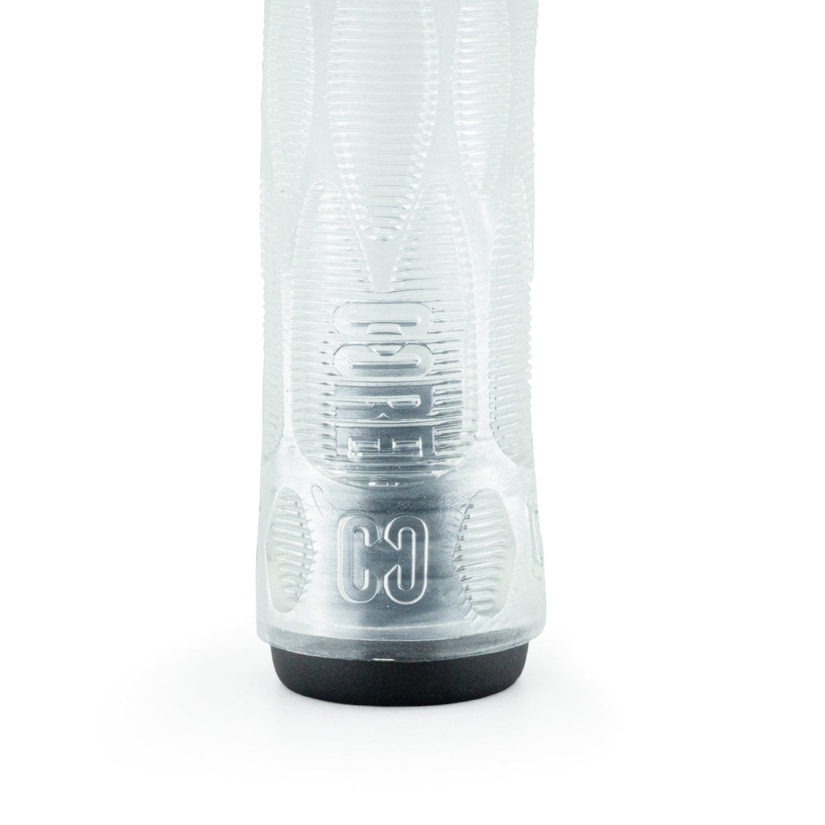CORE Pro Scooter Handlebar Grips Soft 170mm Clear I Scooter Grips Zoomed In Bottom