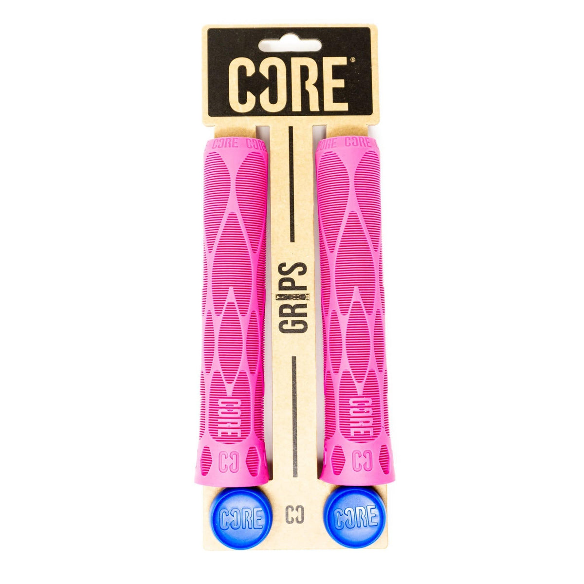 CORE Pro Scooter Handlebar Grips Soft 170mm Pink I Scooter Grips Packaging