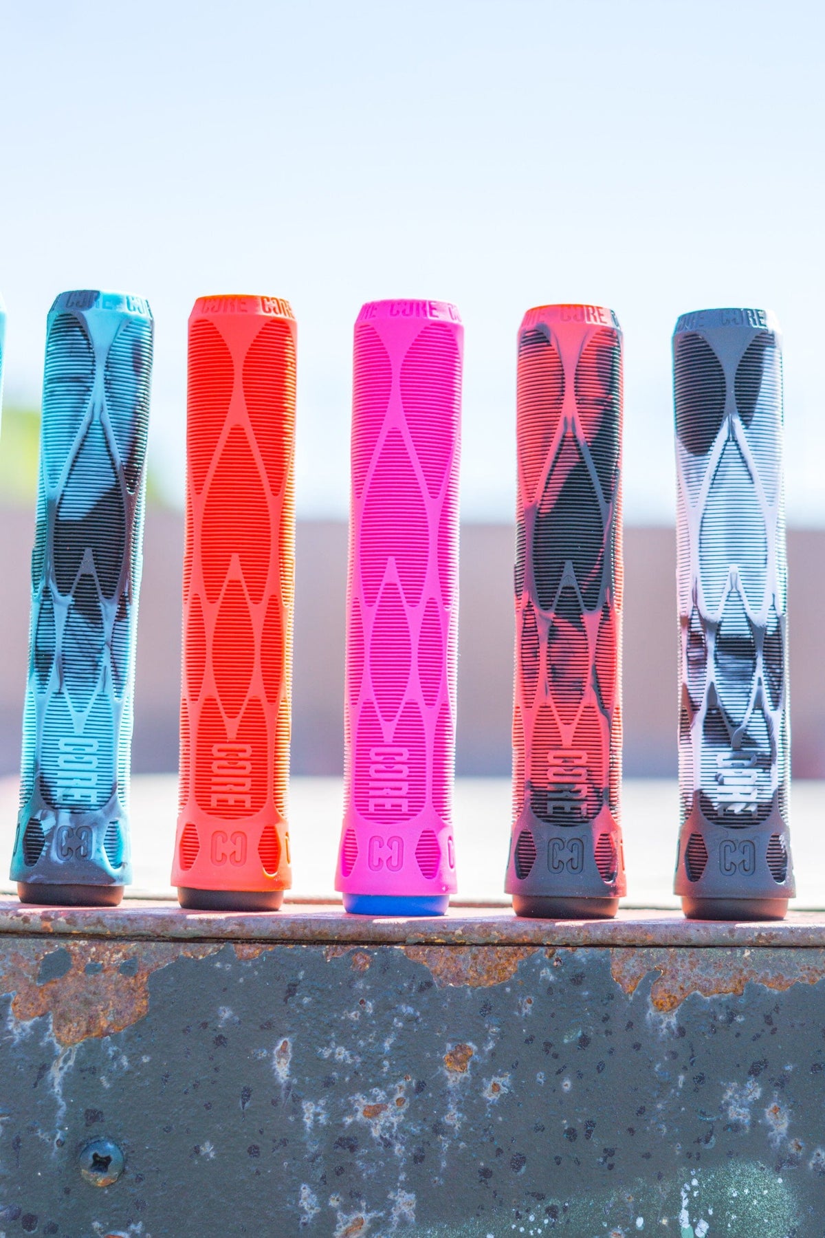 CORE Pro Scooter Handlebar Grips Soft 170mm Pink I Scooter Grips Multi Colors