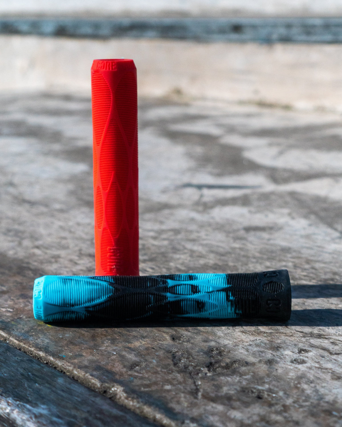 CORE Pro Scooter Handlebar Grips Soft 170mm Red I Scooter Grips Alt View Multi Color