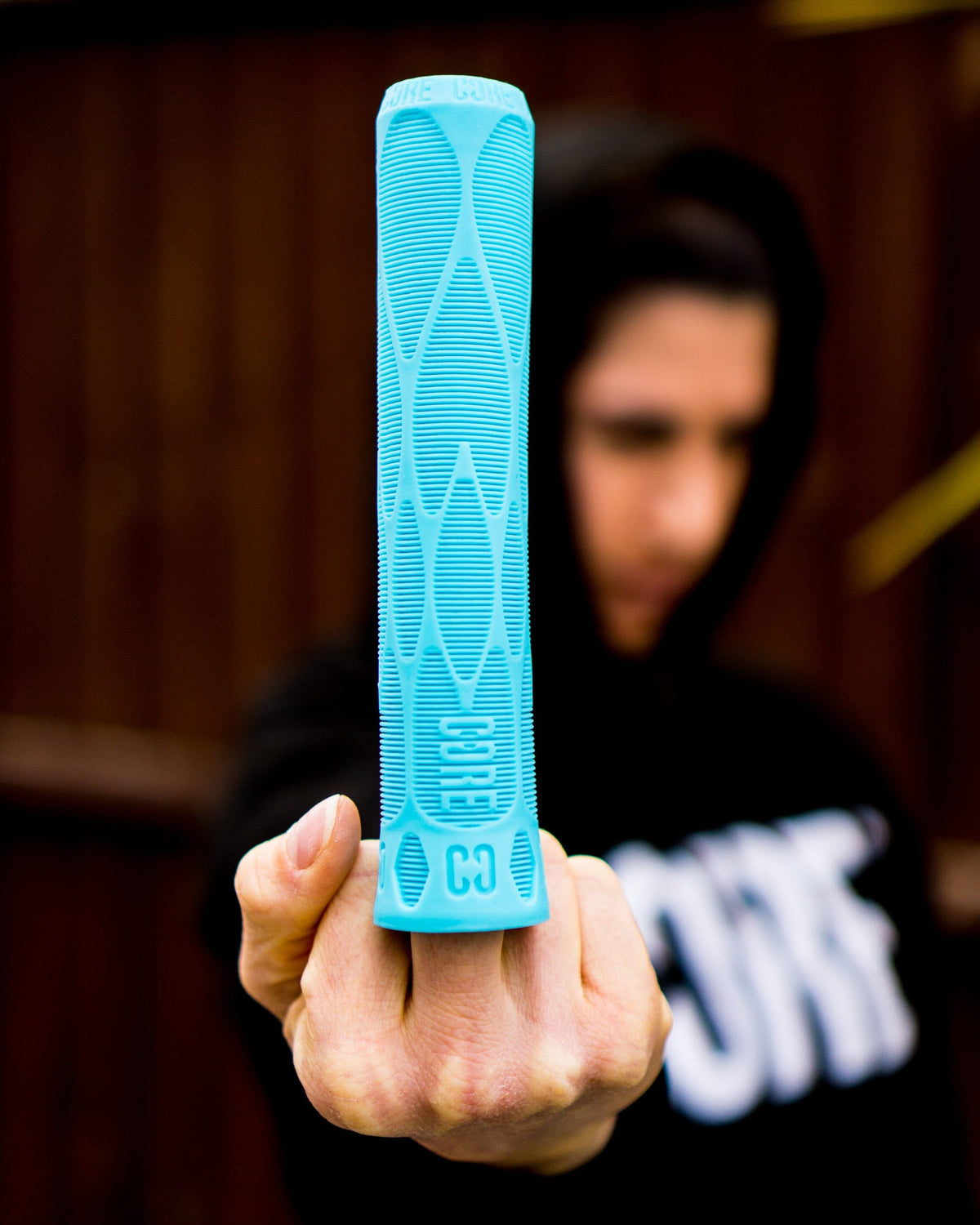 CORE Pro Scooter Handlebar Grips Soft 170mm Teal I Scooter Grips Holiding