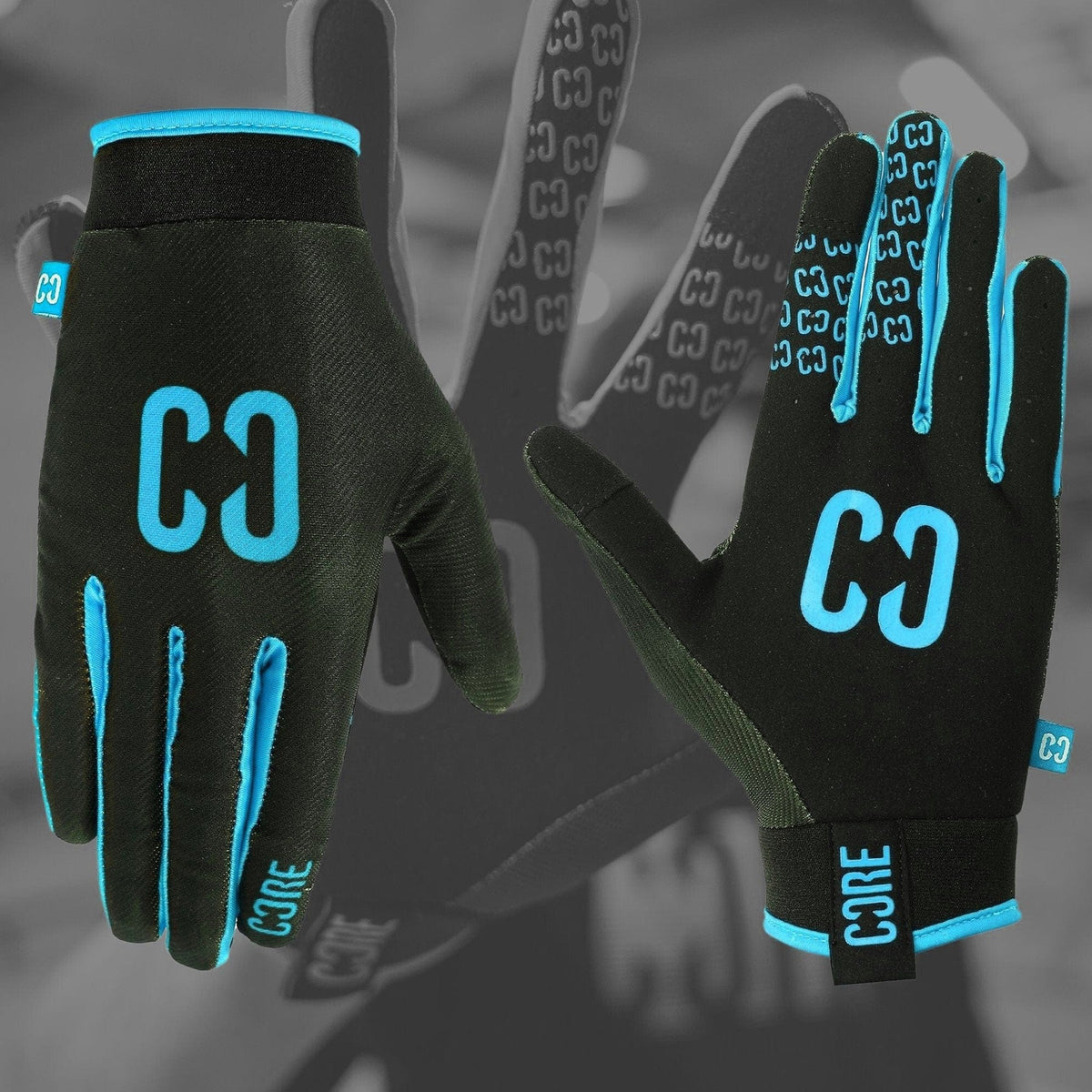 CORE Protection Aero BMX Bike Gloves - Accent Teal