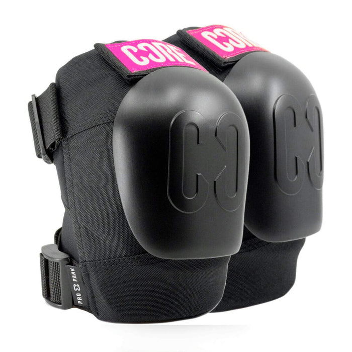 CORE Protection Pro Park Knee Pads V2 Bundle - Pink Tags