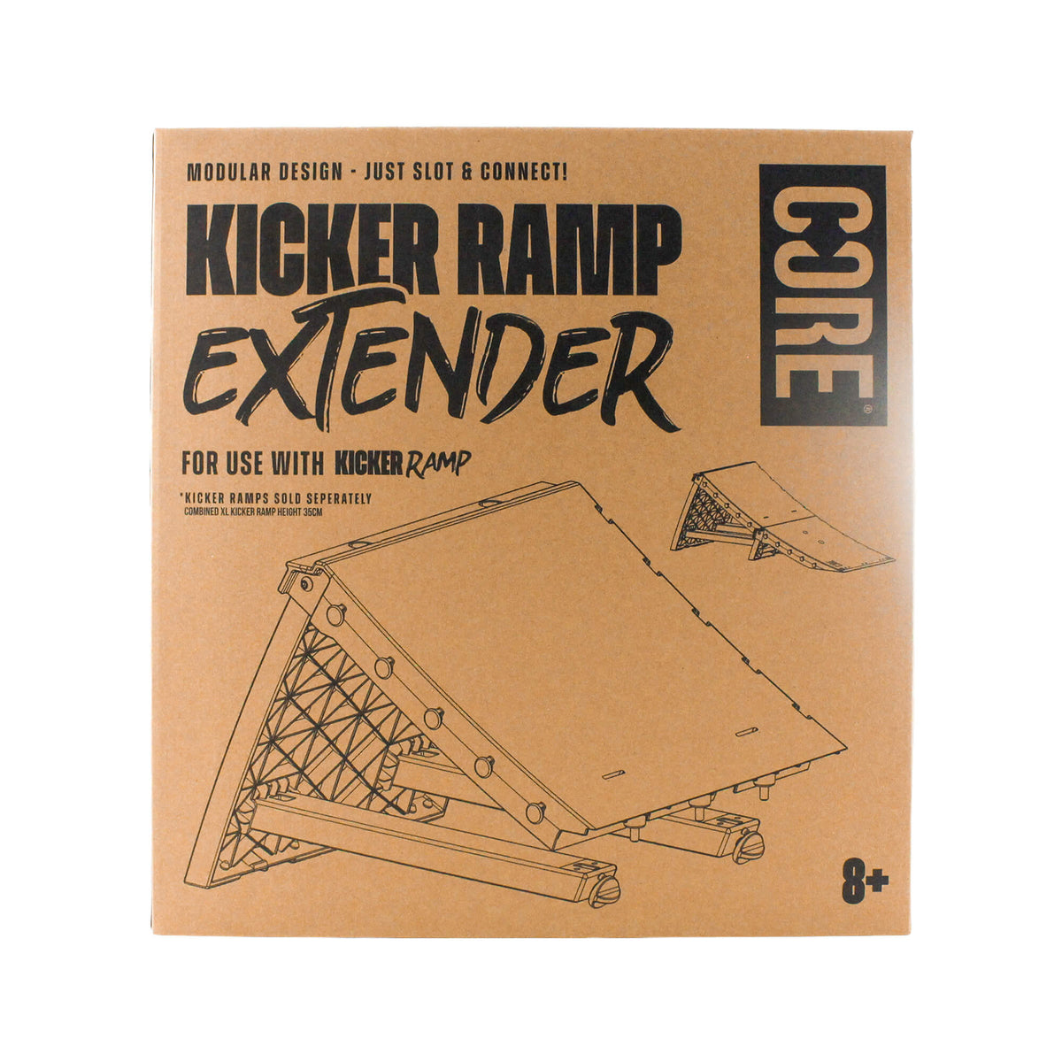 CORE Ramp - XL Kicker Ramp (Mini Kicker + XL Extender)
