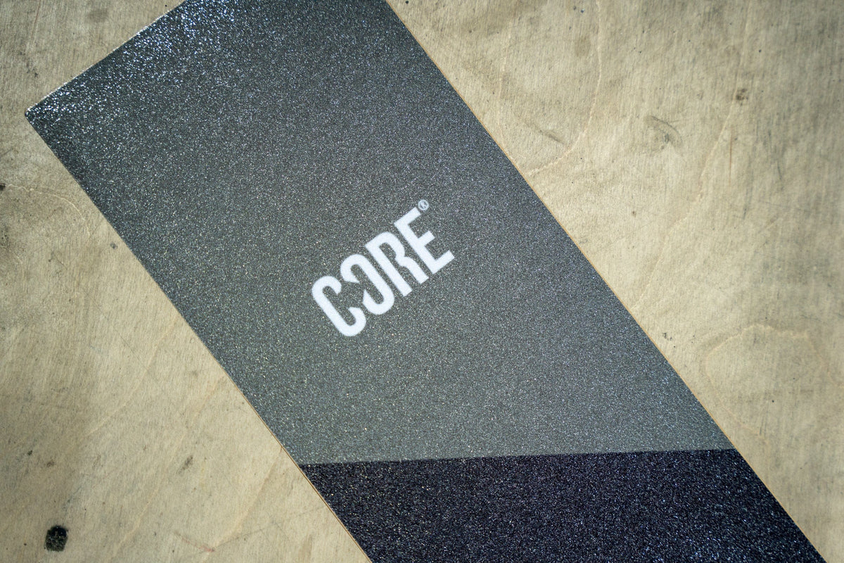Core Scooter Grip Tape Split Grey I Grip Tape Scooter Logo