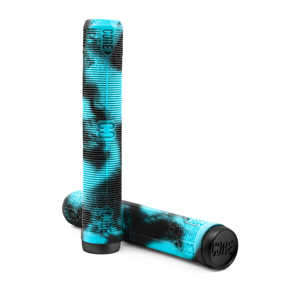 CORE Skinny Boy Handlebar Grips Soft 170mm – Arctic (Black/Blue)