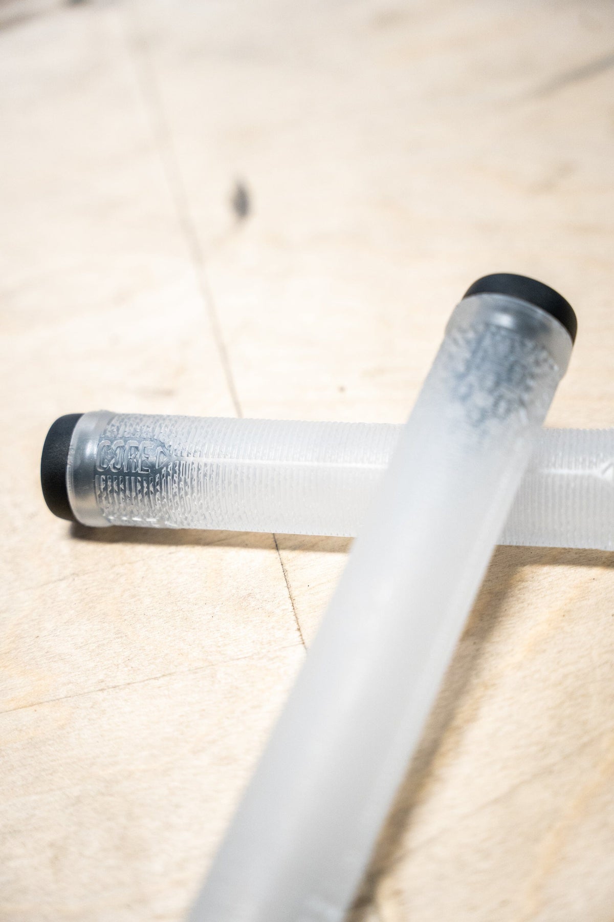 CORE Skinny Boy Scooter Handlebar Grips 170mm Clear I Scooter Grips Ground