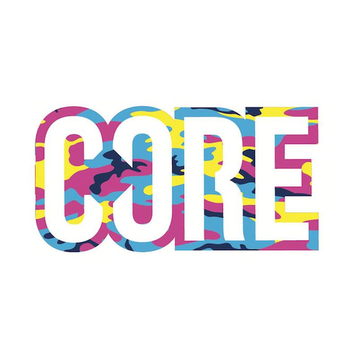 CORE Sticker Classic 8cm - Neon Camo 5060719851343